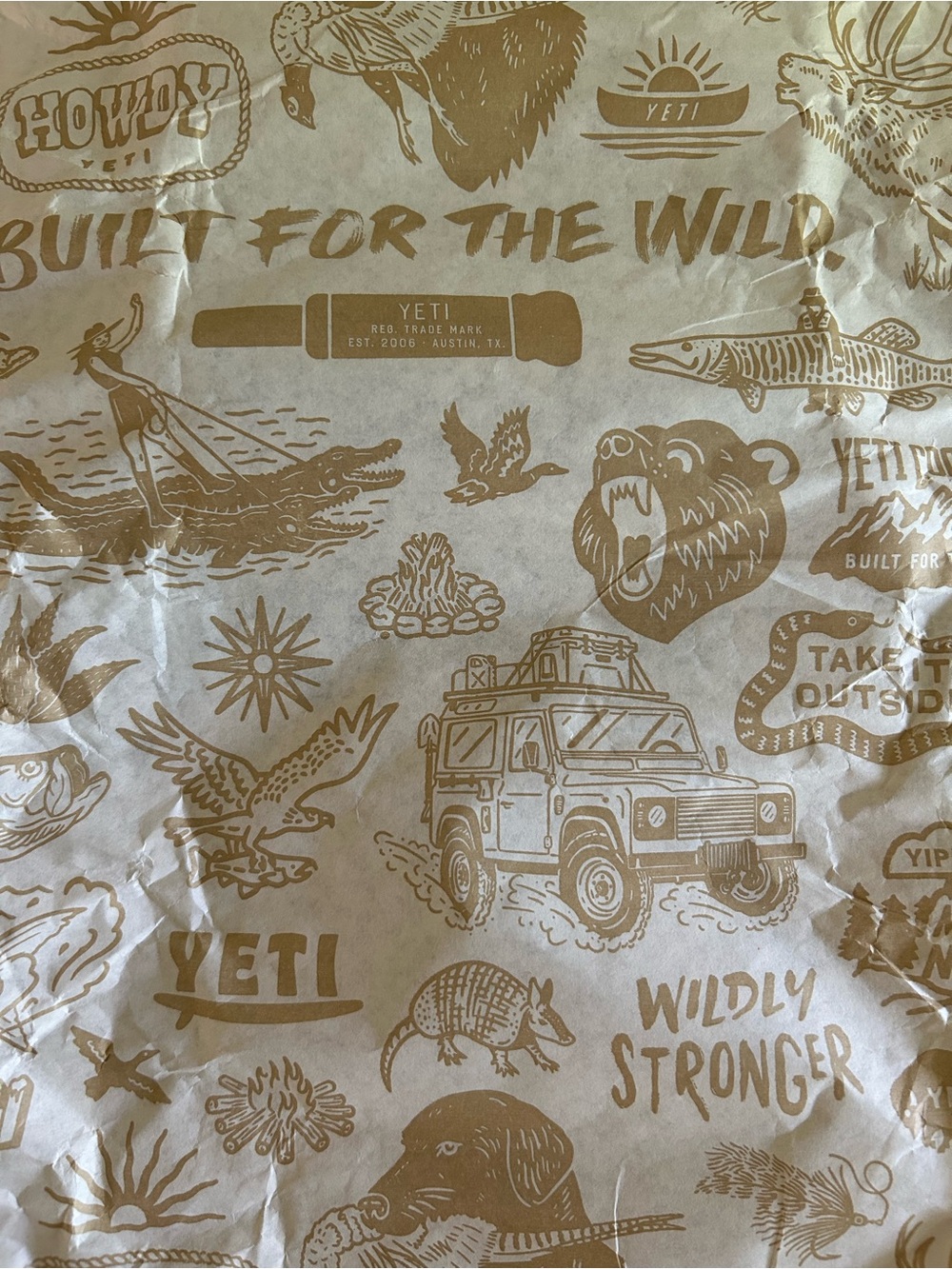 YETI Wrapping Paper